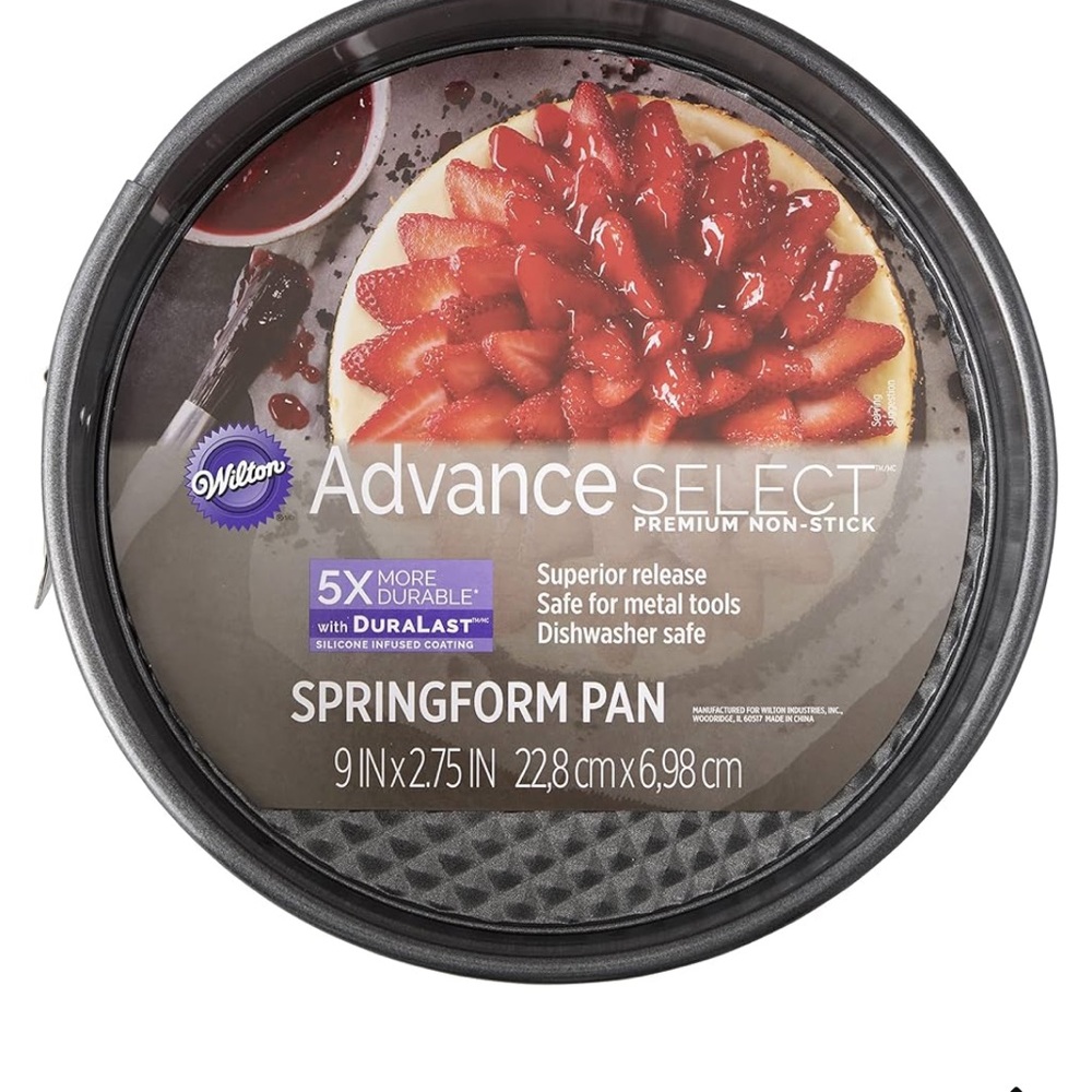 NWT Wilton Non-Stick Springform Pan 9”